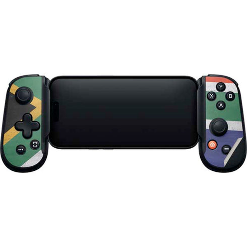 South Africa Flag Distressed Backbone One for iPhone Game Controller Skin